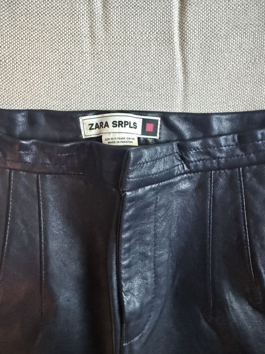 Zara skórzana spódniczka  10-11 lat 145 Nowa