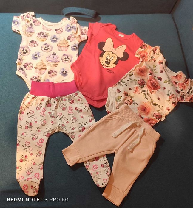 Zestaw Body dziewczęce + dodatki