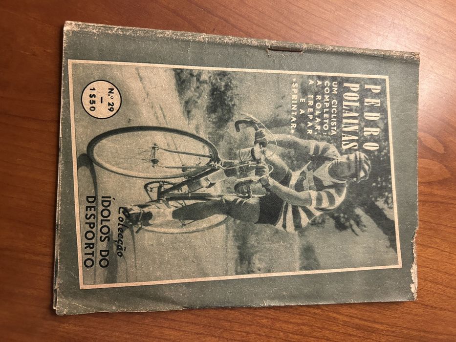 Alves Barbosa e Pedro Polainas ciclismo 1956 Idolos do Desporto