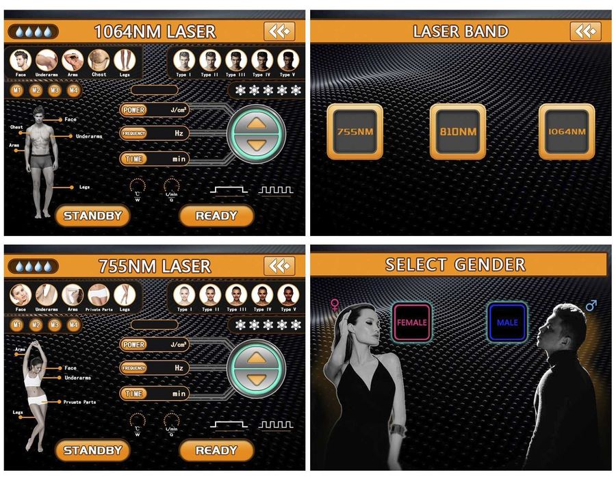 MAQUINA LASER DIODO 3 ONDAS 12 BARRAS -2000 WATTS