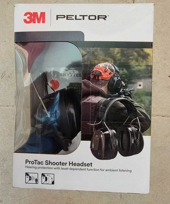 3M Peltor ProTac Shooter proteção auditiva ativa headset