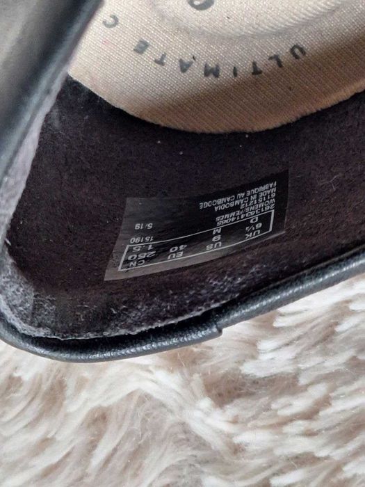 Чорні лофери Clarks, 40 розмір
