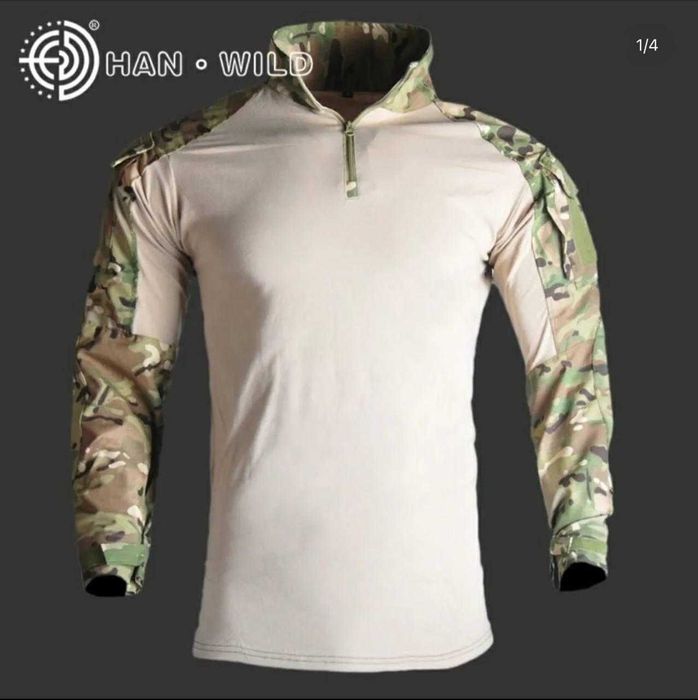 Тактична бойова сорочка убакс Han Wild G2 з налокітниками Мультикам