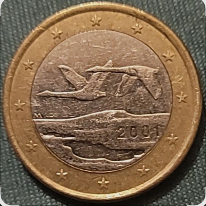 Moeda 1€, Finlândia 2001