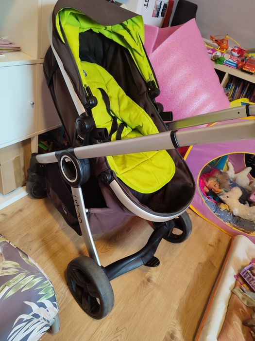 Wózek 2 w 1, gondola spacerówka, urban chico