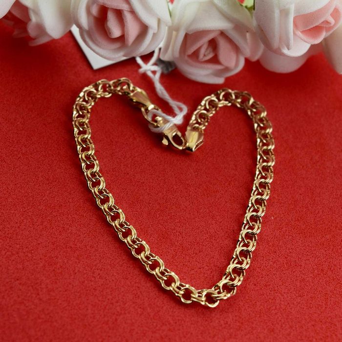 ‼Женский золотой браслет 4,38 гр 17 см Золотий браслет 585 проба