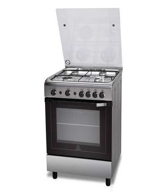 [SELADO] Fogão INDESIT I6GG1F X (62 L - Gás Natural - Inox)