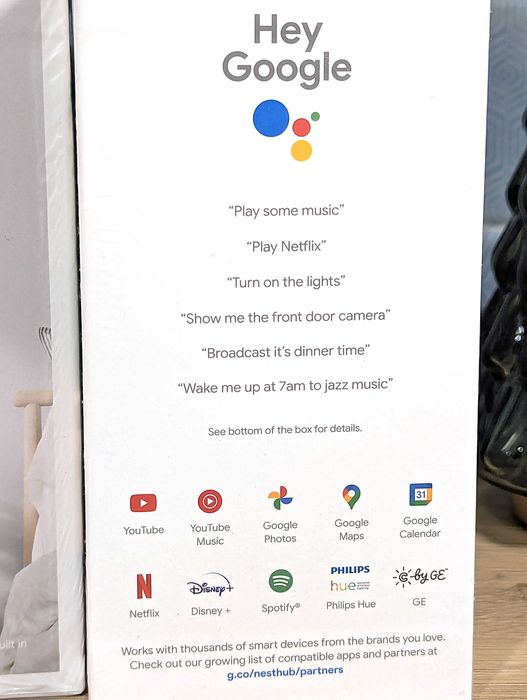 Нова Розумна колонка з екраном Google Nest Hub Google Assistant