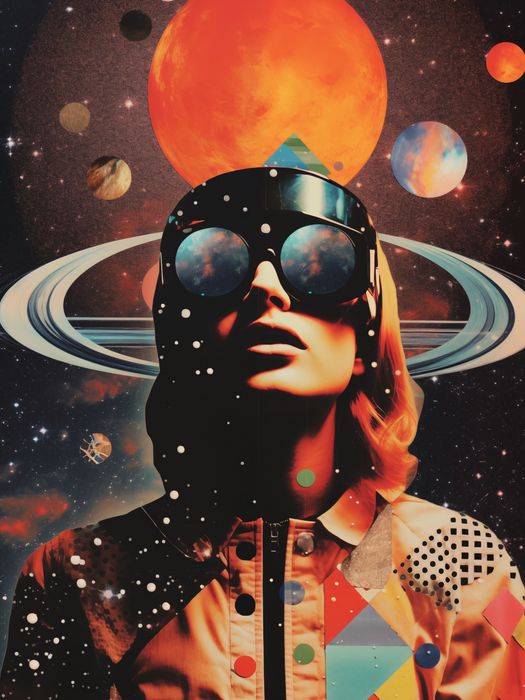 Plakat 30x40cm Kosmiczne Wizje