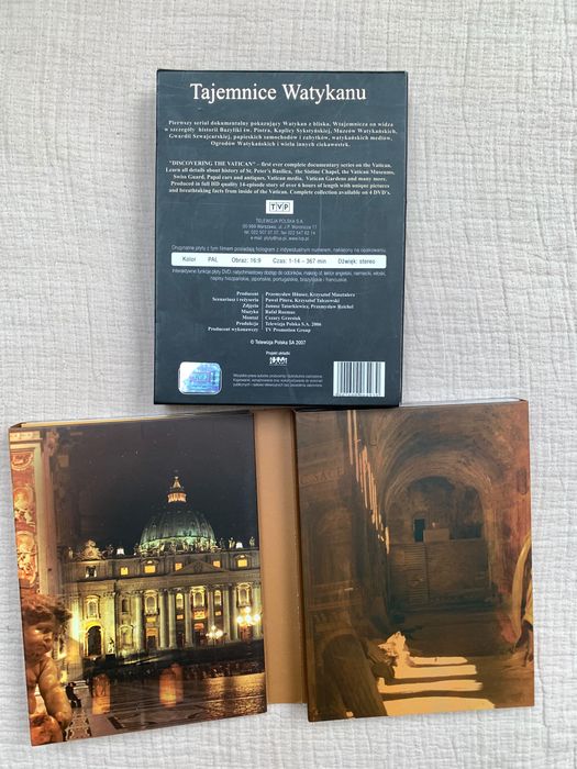 Płyty DVD dokument zestaw Tajemnice Watykanu