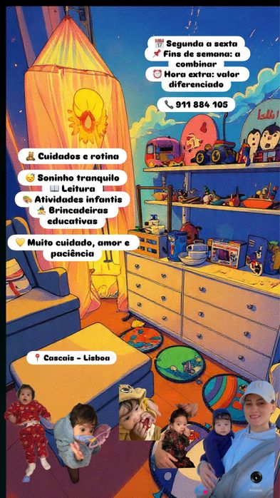 Ama dedicada - cuido de bebes  de 0- a 1 ano com amir e responsabilida