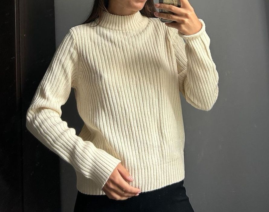 Светр кофта в рубчик, свитер в рубчик