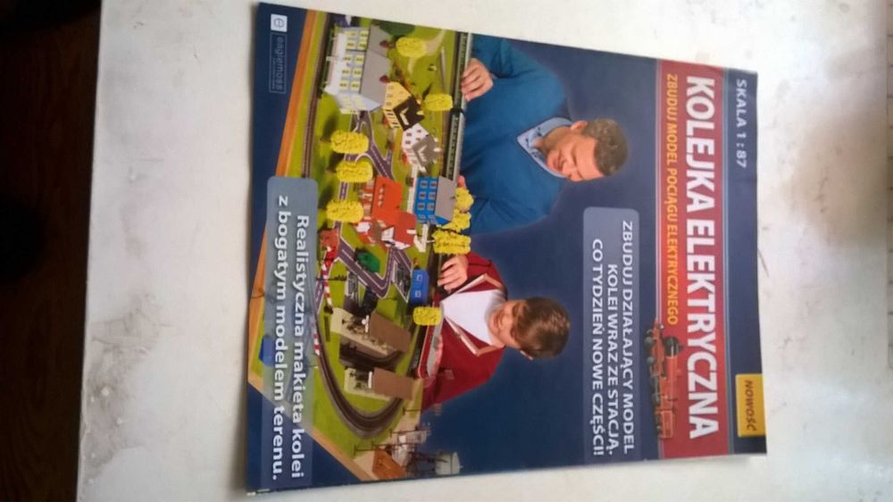 zeszyt kolejka elektryczna - zbuduj model pociągu elektrycznego