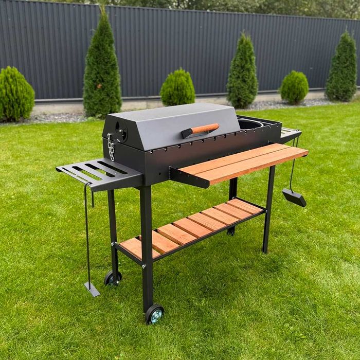 Мангал-барбекю 5 мм - міцність, перевірена вогнем! Мангал з решіткою!