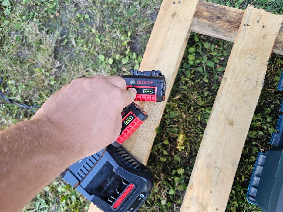 BOSCH GSR 18V-60C 2x5Ah ładowarka L-BOXX zestaw wkrętarka wiertarka