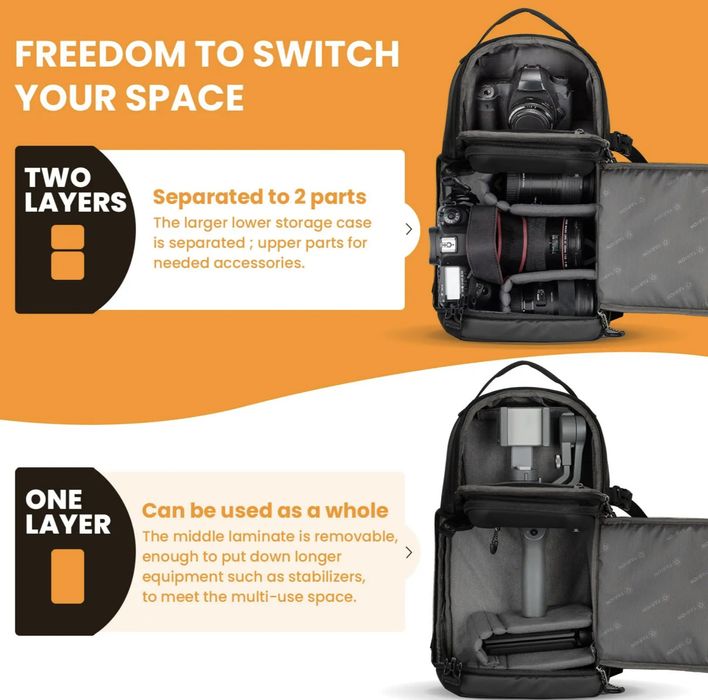 Mochila fotografia Tarion TR+S
