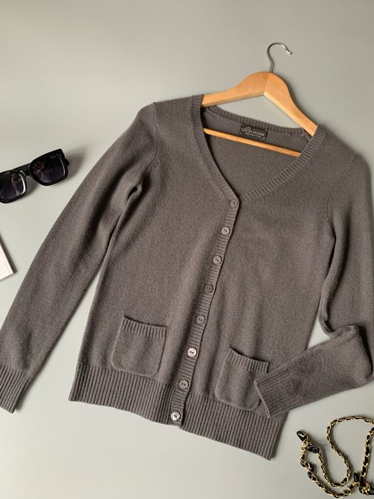 Кашеміровий кардиган графітового кольору р.XS/S