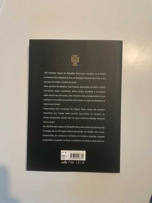 Livro 100 Grandes Jogos das Seleções Nacionais