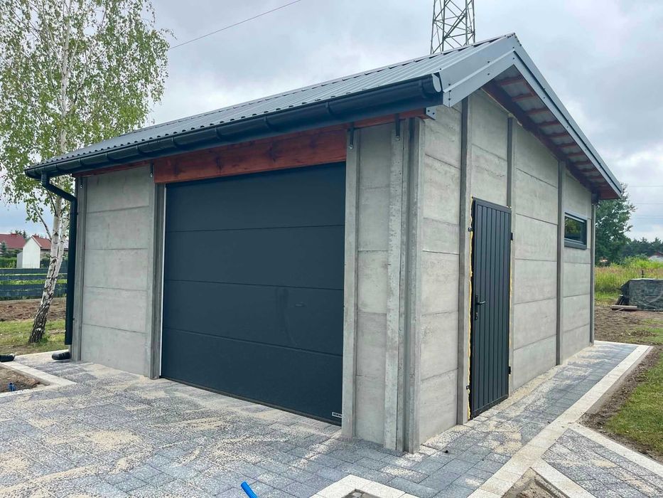 Montaż ogrodzeń betonowych i panelowych, wiat, garaży.