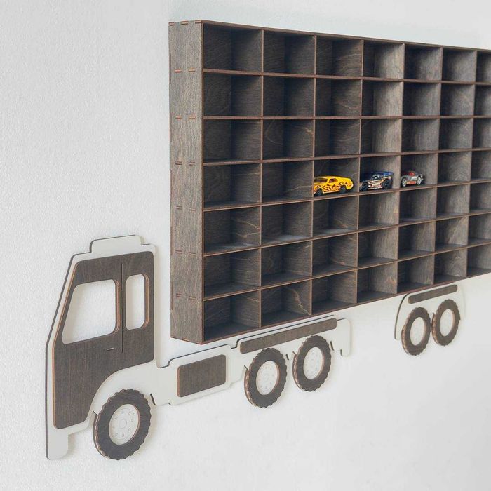 Настінний гараж для машинок Hot Wheels на 25 49 84 104 машинки