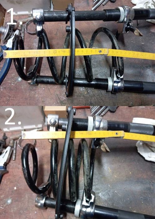 Mechaniczny Ściągacz do Sprężyn + Mostek + Waliza Zakres Pracy 23-280