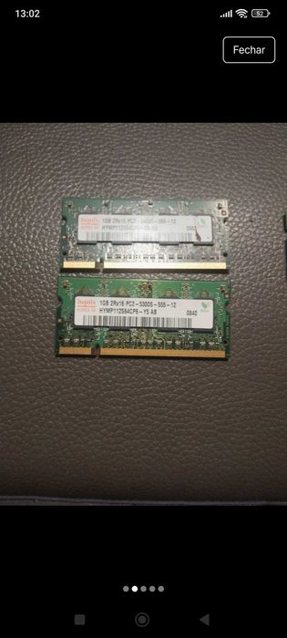 Conjunto de Memórias RAM