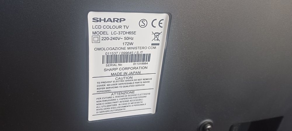 TV 37 Sharp Aquos