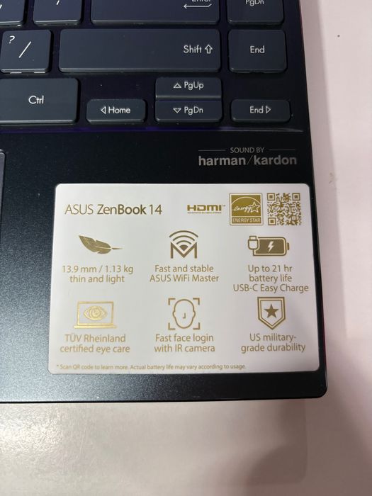 ASUS ZenBook 14 UX425EA | i5-1135G7 | 16GB RAM | Idealny stan