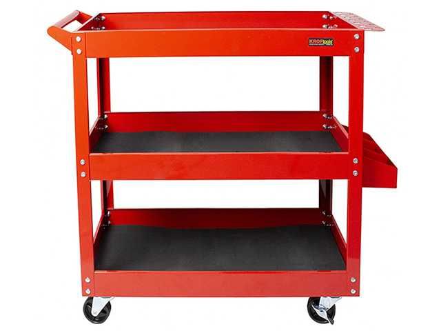 Carro Apoio 3 Prateleiras c/Suporte | Kroftools 8690