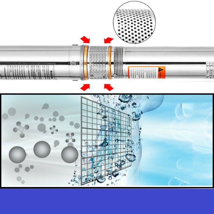 Bomba submersivel 750w bomba agua bomba furo