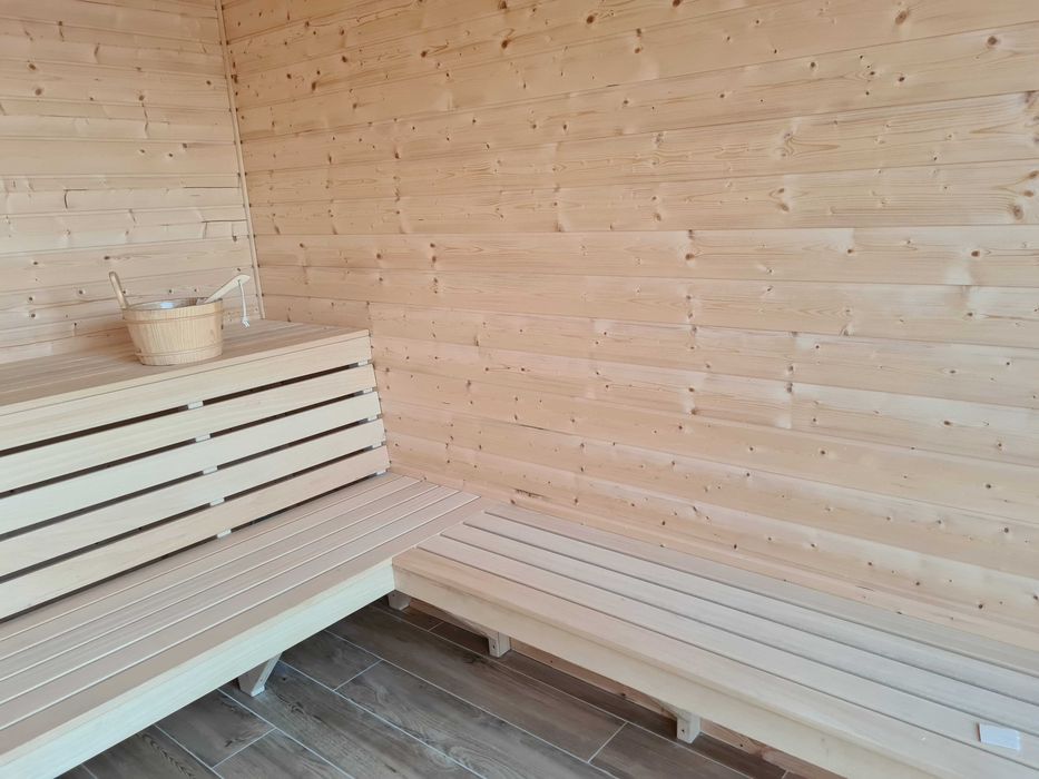 Dom, Sauna, Taras, Zadaszenie, bania , jacuzzi, biuro ogrodowe