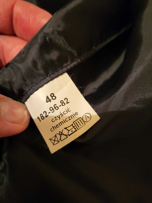 Garnitur męski czarny