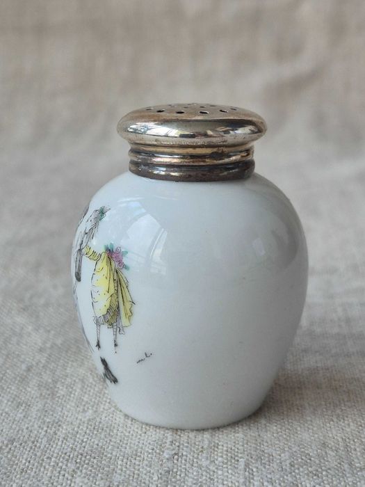 solniczka Thomas, ręcznie malowana, 835 Ag