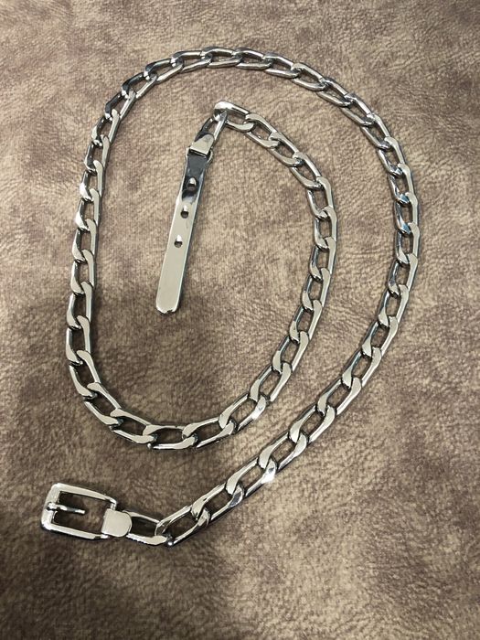 Cinto cor prata com 80 cms