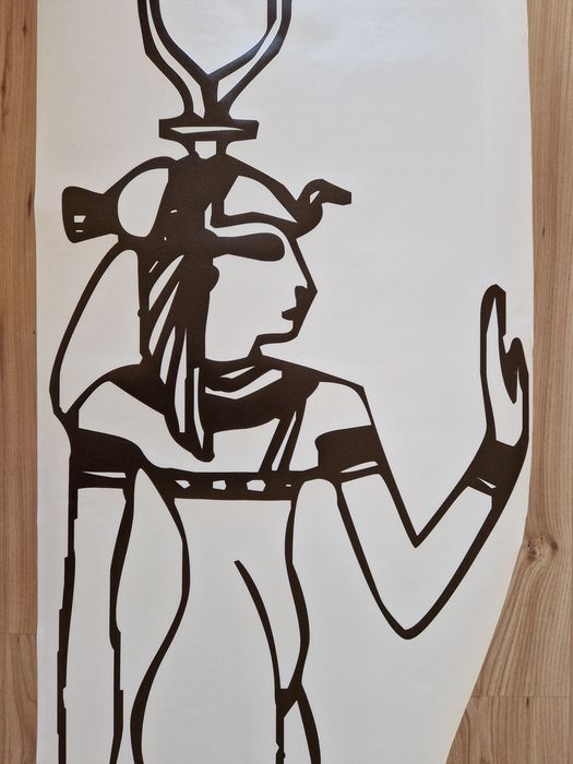 Naklejka ścienna Egipt faraon duża 150x48cm