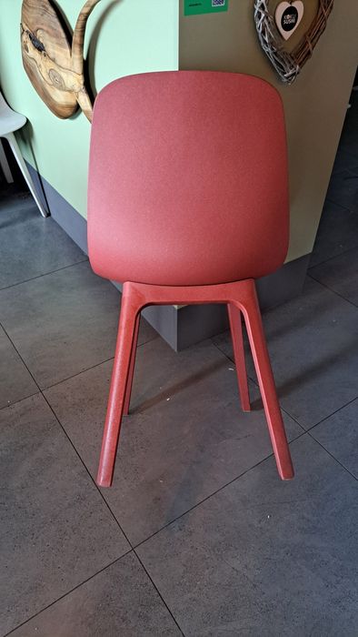 Krzeslo Ikea Odger czerwony 6 szt
