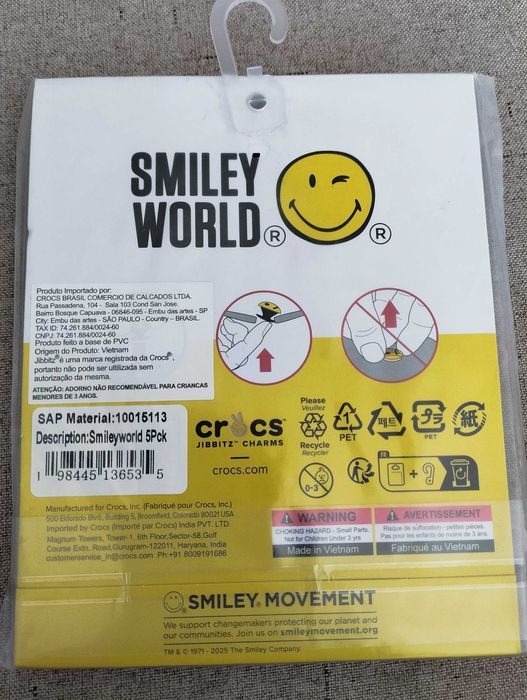 Crocs Smiley World 5 Pack