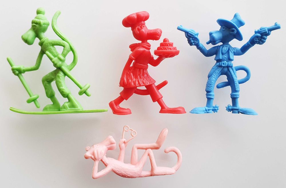 Antiga Coleção Completa ~ ”PINK PANTHER” ~ 12 Monocromáticos ~ Anos 80