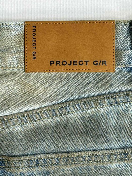 Project GRAILZ G/R gr штаны archive opium джинси сині рвані джинсы