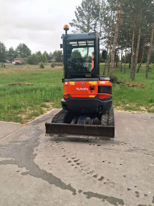 Minikoparka gąsiennicowa KUBOTA U27-4, rok 2019