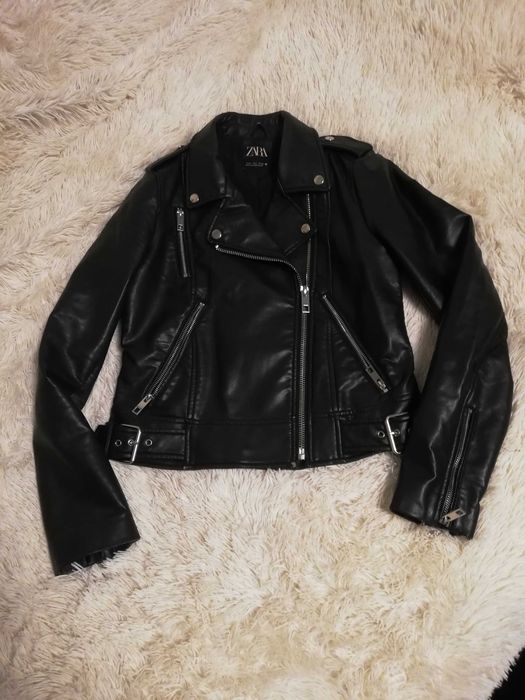 ramoneska Zara s 36 czarna ramoneska biker s 36 zara