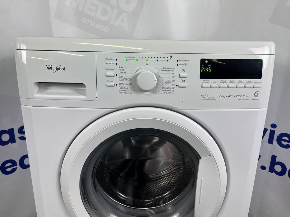 Pralka Whirpool Bardzo Solidna Eco+ 6kg/1200/A+++Dostawa/Gwarancja