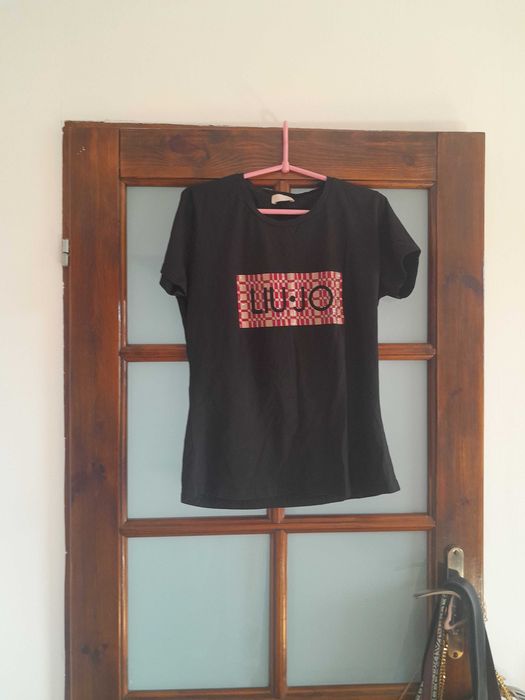 Tshirt L liu jo z krysztalkami