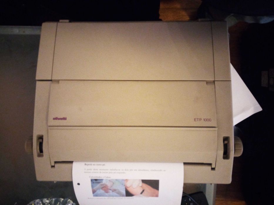 maquina escrever electrica oliva etp 1000