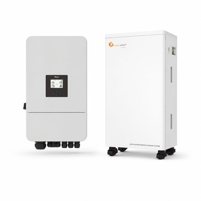 Zestaw hybrydowy - falownik DEYE SG05LP3 10 kW 3-fazowy LV on/off-grid + magazyn energii Felicity FLA48280-EU 14,3 kWh LiFePO4