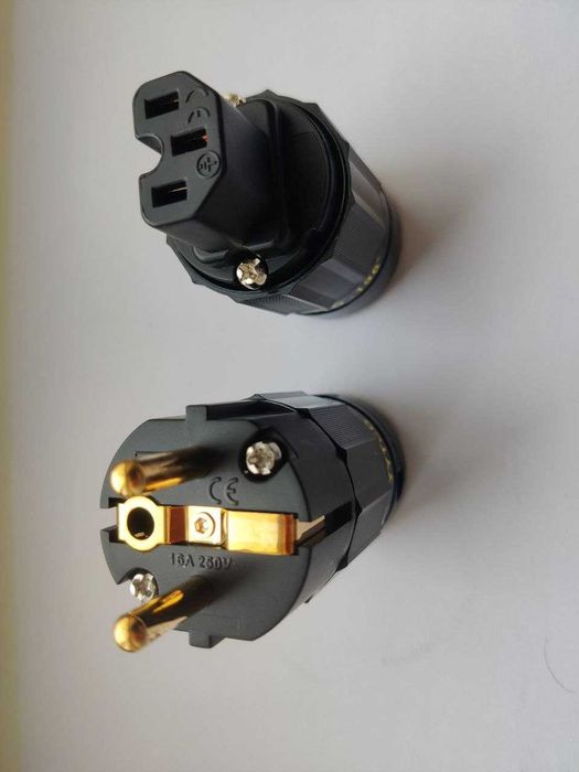 Разъёмы питания вилка ложка JP Krell Monosaudio Audiocrast 2-3pin С7