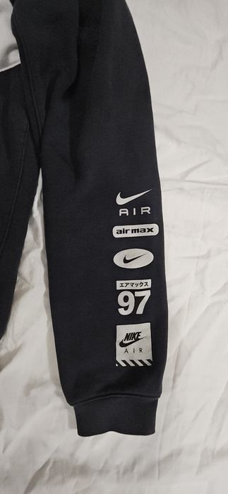 Bluza nike czarno biała