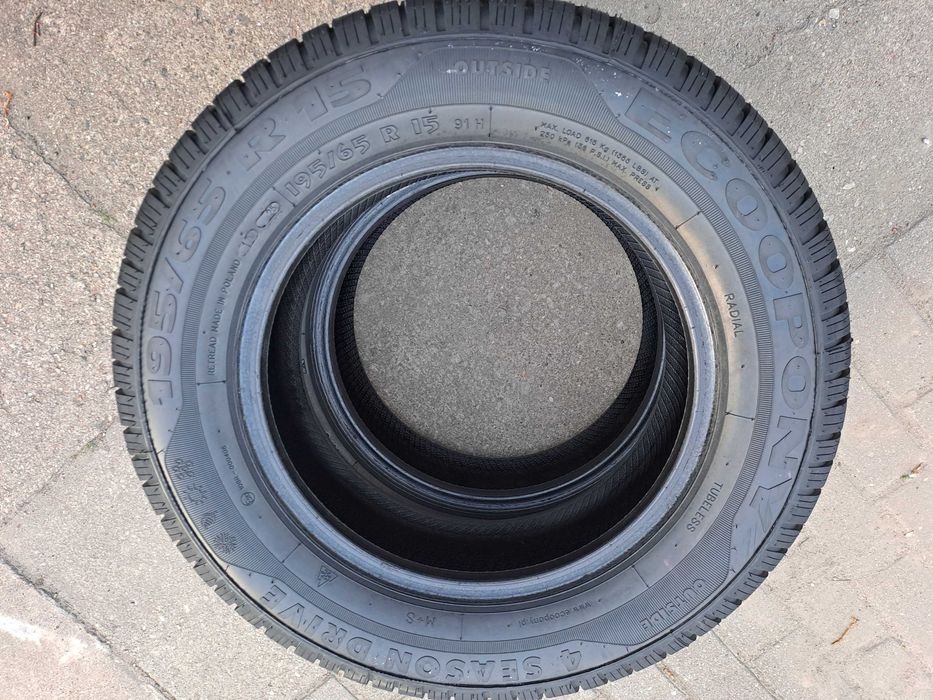 Opony całoroczne bieżnikowane -- Nowy wzór !