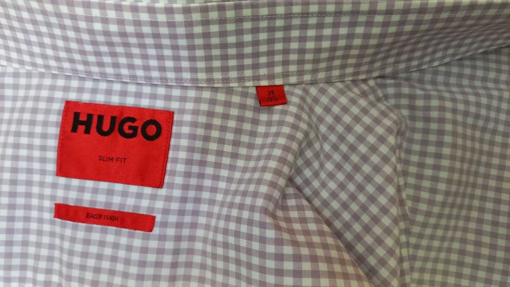 мужская рубашка HUGO BOSS 39/15,5  Slim Fit