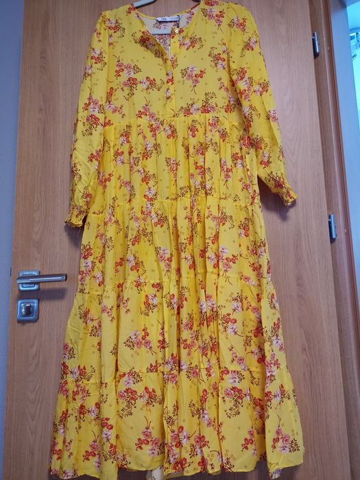 Sukienka zara lato boho blogerska M